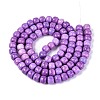 Ombre Effect Dyed Glass Beads Strands GLAA-N067-01A-11-2