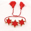 Friendship Star Loom Pattern Seed Beads Bracelets for Women BJEW-A121-39C-1