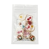 12Pcs 6 Styles Transparent Clear Epoxy Resin Pendants RESI-FS0001-88A-6