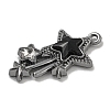 Alloy Rhinestone Pendants PALLOY-F312-52-2