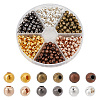 420Pcs 6 Colors Iron Spacer Beads IFIN-PH0002-23-1
