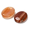 Oval Natural Red Banded Agate Worry Stone G-H073-06C-2