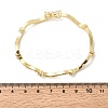 Brass Micro Pave Clear Cubic Zirconia Cuff Bangles for Women BJEW-H639-02G-5