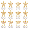 Beebeecraft 20Pcs ABS Plastic Imitation Pearl Pendants KK-BBC0003-70-1