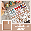 Wooden Bead Design Boards WOOD-WH0042-26B-6