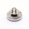 Glass Rhinestone Button BUTT-WH0015-21B-01-2