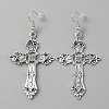 Bohemia Alloy Dangle Earrings for Women EJEW-WH0009-42C-1