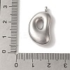 Non-Tarnish 304 Stainless Steel Pendants STAS-M017-08P-04-3