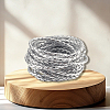 5M Braided Round PU Leather Jewelry Cord OCOR-GF0004-96A-04-7