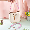 Round ABS Plastic Imitation Pearl Bead Bag Extender Chains HJEW-TAC0085-7