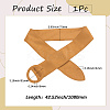 Faux Suede Waist Belt with Clasp for Shirt Dress Overcoat AJEW-WH20019-26A-2