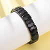 Synthetic Blue Goldstone Beaded Stretch Bracelets for Unisex G-K303-02J-1