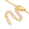 Brass Micro Pave Clear Cubic Zirconia Pendant Necklaces LS-NJEW-M220-01B-G-3