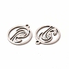 Non-Tarnish 201 Stainless Steel Pendants LS-STAS-E188-12P-3