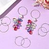 SHEGRACE Brass Hoop Earrings Findings XGR0005P-70P-5