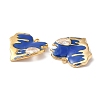 304 Stainless Steel Enamel Pendants STAS-K256-07G-06-2