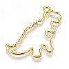 Zinc Alloy Open Back Bezel Pendants PALLOY-WH0039-01G-D-2