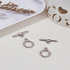 304 Stainless Steel Toggle Clasps STAS-LP0004-77P-1