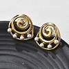 304 Stainless Steel Stud Earrings EJEW-R020-02G-02-2