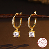 925 Sterling Silver Hoop Earrings PW6200-1