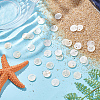 Natural Capiz Shell Disc Charms SHEL-HY0001-20A-5