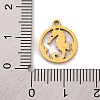 201 Stainless Steel Charms LS-STAS-U016-06G-02-3