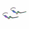 304 Stainless Steel Leverback Earring Findings STAS-N098-005-4