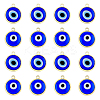 16Pcs 2 Colors Handmade Lampwork Pendants LAMP-HY0001-04-1