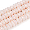 Opaque Spray Painted Glass Beads GLAA-ZX008-6mm-18H-1