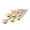 Two Tone 304 Stainless Steel Big Pendants STAS-B120-01GP-03-2