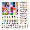 DIY Evil Eye Jewelry Making Finding Kit DIY-TA0003-71-1