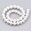 Natural Baroque Pearl Keshi Pearl Graduated Beads Strands PEAR-Q012-01-2