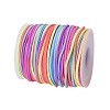 Segment Dyed Round Polyester Elastic Cord OCOR-WH20018-35B-1