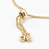 Adjustable Brass Bolo Bracelets BJEW-JB03898-05-2