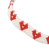 3Pcs 3 Colors Glass Seed Beaded Bracelets for Women BJEW-MZ00214-6