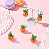 Handmade Nylon Wired Glass Beaded Pendants PALLOY-CJ00107-6