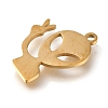 201 Stainless Steel Pendants STAS-R136-04G-2