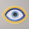 Polyester Sequin Evil Eye Appliques DIY-WH0366-79A-1