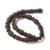 Fish Dyed Natural Lava Rock Beads Strands G-O126-01A-02-2