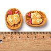 Fried Chip Doughnut Theme Opaque Resin Imitation Food Decoden Cabochons RESI-S392-02E-3