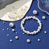About 1173pcs ABS Plastic Imitation Pearl Beads KY-CJ0001-96-6