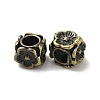 Tibetan Style Rack Plating Brass Beads KK-Q805-45AB-2