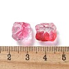 Baking Paint Transparent Glass Beads GLAA-C035-01O-3