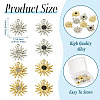 8Pcs 4 Color Alloy Pendant FIND-TA0003-31-3