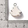 Halloween Theme Opaque Resin Pendants RESI-D075-01H-3
