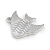 304 Stainless Steel Pendants STAS-K287-08B-P-2