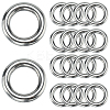304 Stainless Steel Closed Jump Rings STAS-SP0001-85C-1