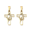 201 Stainless Steel Pendants STAS-K310-01A-G-1