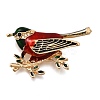 Bird Zinc Alloy Rhinstone Brooches LS-JEWB-V001-04B-1