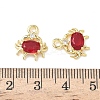 Brass Micro Pave Cubic Zirconia Pendants KK-L256-39G-3